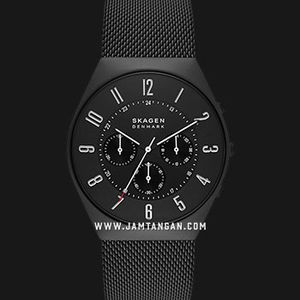 Skagen Grenen SKW6822 Chronograph Men Midnight Dial Black