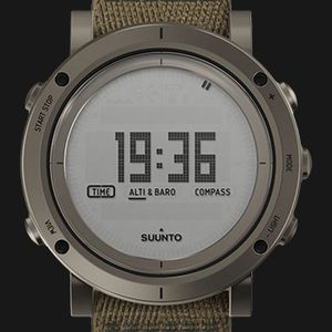 Suunto SS021217000 Essential Slate Digital Dial Green Olive Nylon