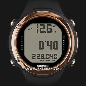 Suunto SS050126000 D4I Novo Copper Digital Dial Black Rubber