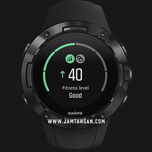 Suunto 5 All Black SS050299000 Digital Dial Black Rubber Straps