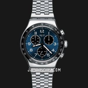 Swatch Core YVS423GC Boxengasse Chronograph Dual Tone Dial