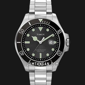 Timex Harborside TW2U41800 Coast Black Dial Stainless Steel Strap