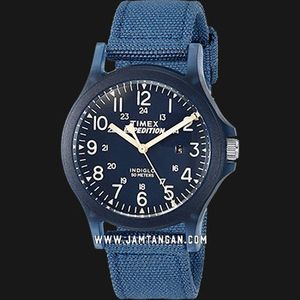 Timex Expedition TW4B09600 Men Blue Dial Blue Nylon Strap