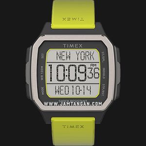 Timex Command Urban TW5M28900 Digital Dial Green Lime Rubber Strap