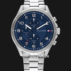 Tommy Hilfiger Axel 1792007 Men Chronograph Blue Dial  display picture 1