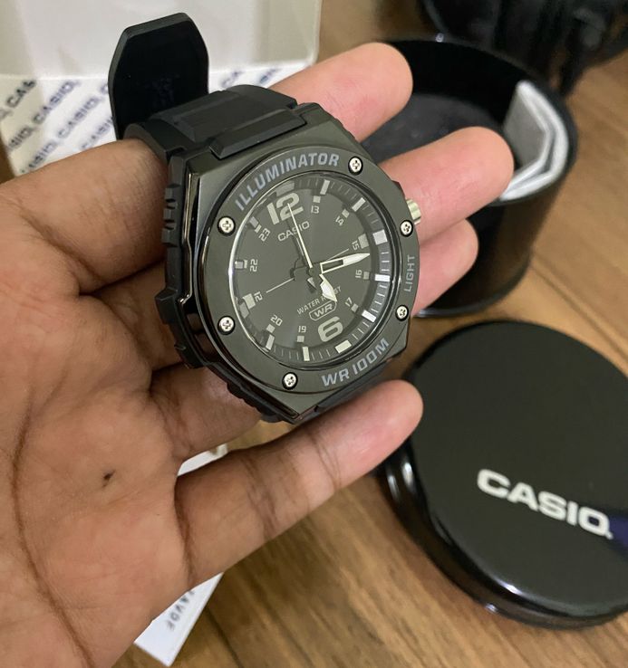 Jam tangan casio illuminator wr100m deals