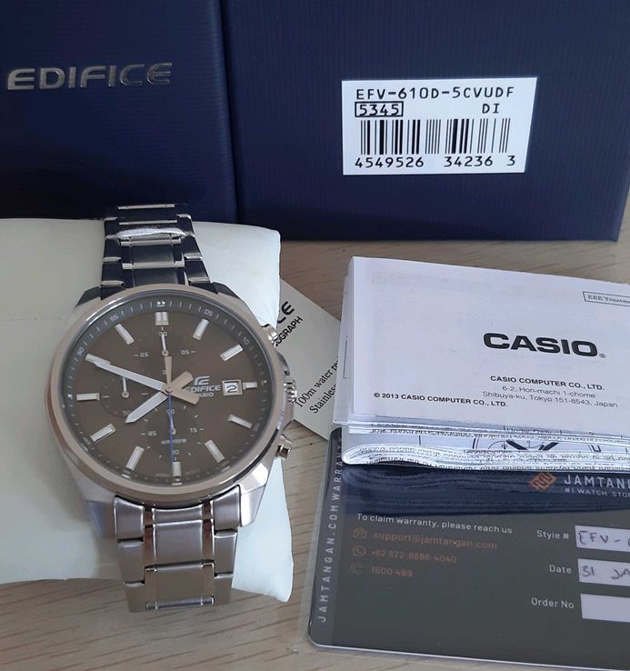 CASIO EDIFICE 腕時計 EFV-510D-1AVUDFDI