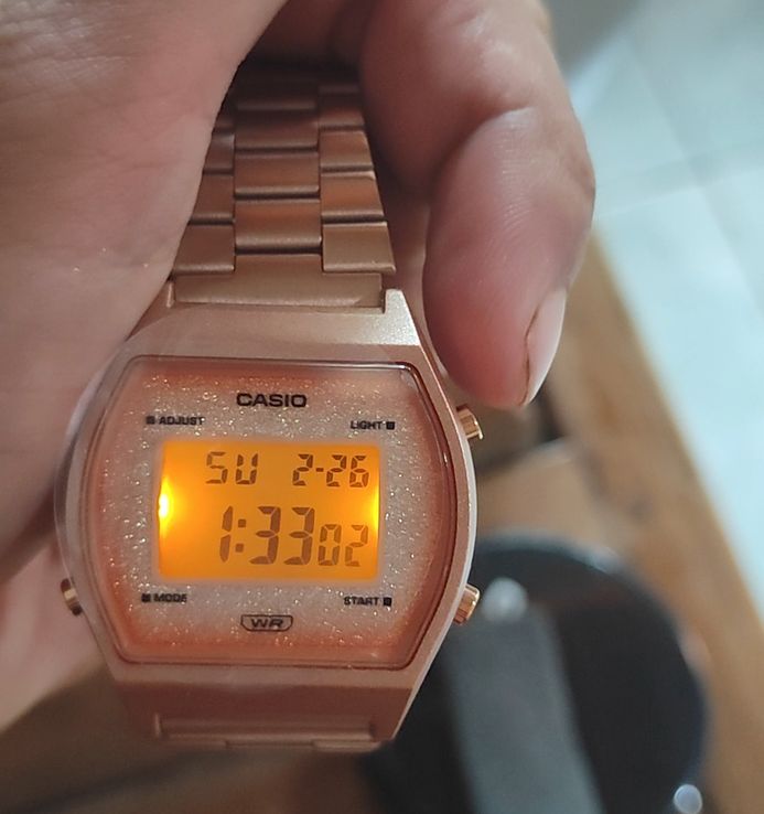 Jam tangan casio wanita rose gold store