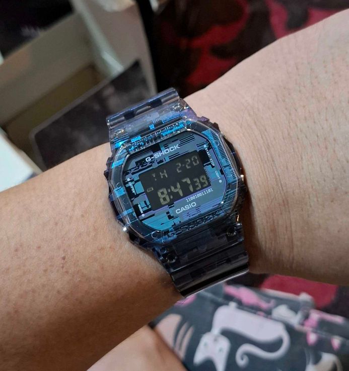 Casio G-Shock DW-5600NN-1 DW-5600NN-1DR Glitch Digital Dial Casio G-Shock DW-5600NN-1 DW-5600NN-1DR Glitch Digital Dial