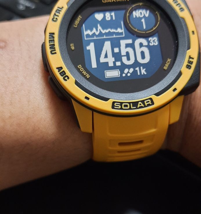Garmin Instinct 010-02293-66 Smartwatch Solar Sunburst Garmin Instinct 010-02293-66 Smartwatch Solar Sunburst