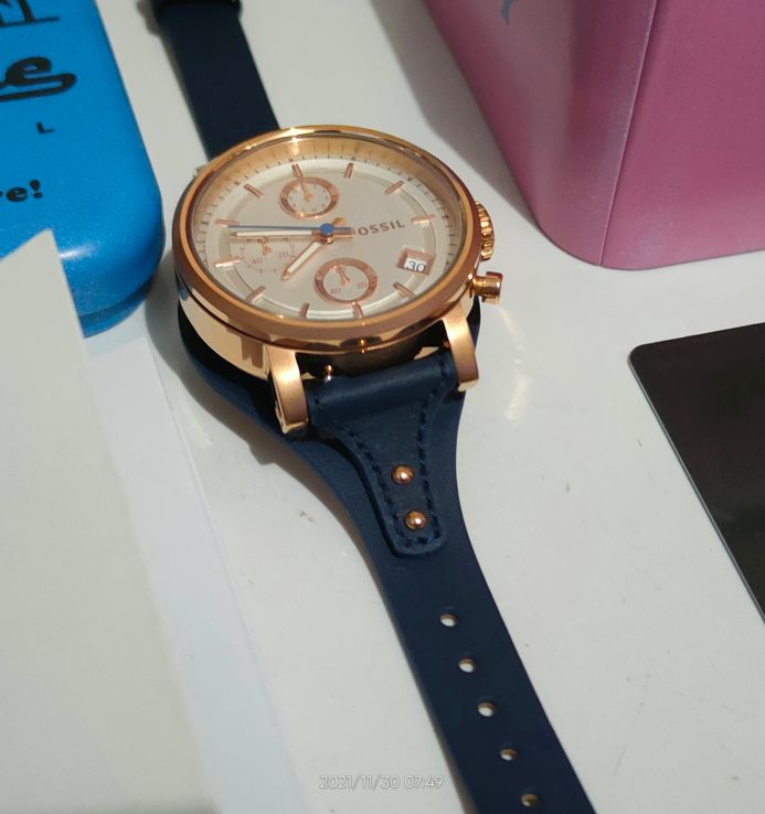 Fossil boyfriend navy clearance