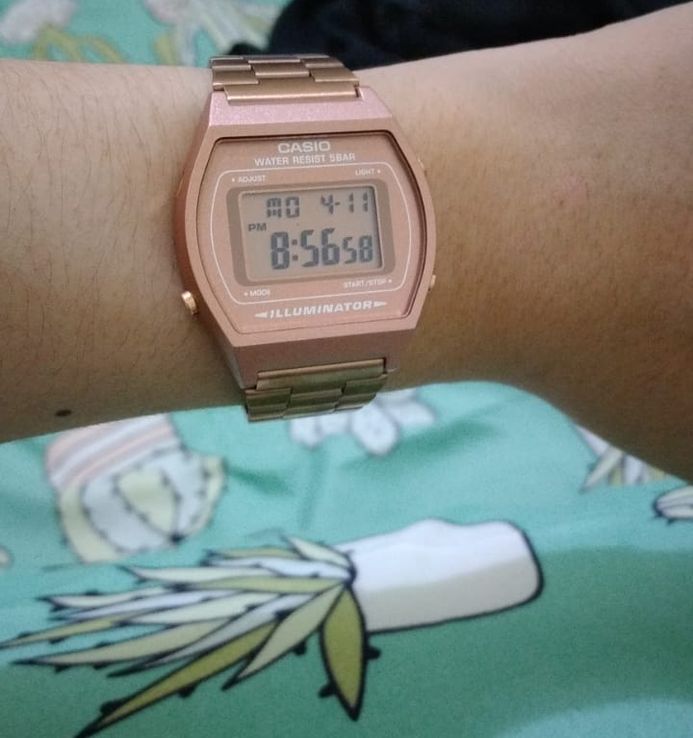 Jam tangan casio wanita rose gold store