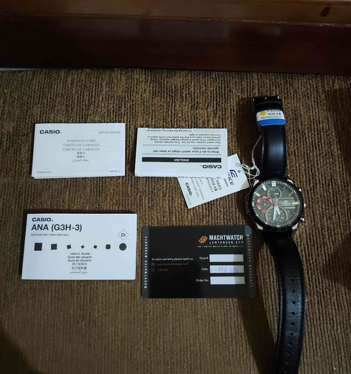 Casio Edifice EQS-940BL-1A EQS-940BL-1AVUDF Solar Powered