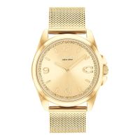 Coach Greyson 14504144 Ladies Gold Dial Gold Mesh Strap | JAMTANGAN.COM