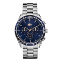 Lacoste Boston 2011081 Men Chronograph Blue Dial Stainless Steel Strap ...