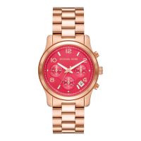 Michael Kors Runway MK7352 Ladies Chronograph Pink Dial Rose