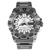 Seiko 5 Sports SNZF45 SNZF45K1 Baby Monster 100M White | JAMTANGAN.COM