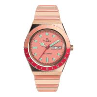 Timex Q Malibu TW2V38600 Ladies Pink Dial Dual Tone Stainless