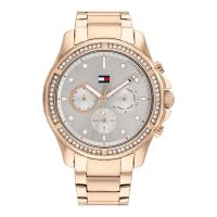 Tommy Hilfiger Brooklyn 1782572 Grey Dial Rose Gold Stainless Steel ...