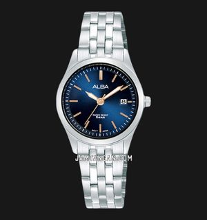 Alba Prestige AH7CF1X1 Ladies Blue Dial Stainless Steel Strap