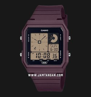 Casio General LF-20W-5ADF Pop Digital Dial Brown Resin Band