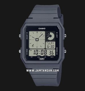 Casio General LF-20W-8A2DF Pop Digital Dial Grey Resin Band