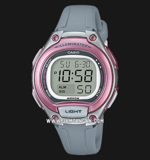 Casio General LW-203-8AVDF Digital Dial Grey Resin Band