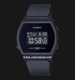 Casio General LW-204-1BDF Digital Dial Black Resin Band