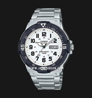Casio General MRW-200HD-7BVDF White Dial Stainless Steel Band