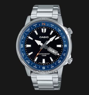 Casio General MTD-130D-1A2VDF Men Analog Dual Tone Dial Stainless Steel Band