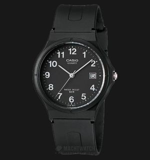 Casio General MW-59-1BVDF Black Dial Rubber Band