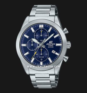 Casio Edifice EFB-710D-2AVUDF Chronograph Men Blue Dial Stainless Steel Band