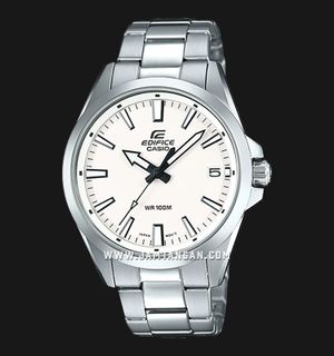 Casio Edifice EFV-100D-7AVUDF Men White Dial Stainless Steel Band