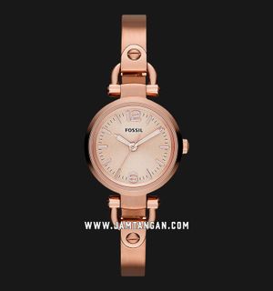 Fossil georgia mini rose gold on sale