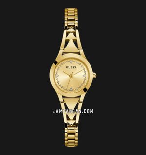 Guess Tessa GW0609L2 Ladies Champagne Dial Gold Stainless Steel Strap