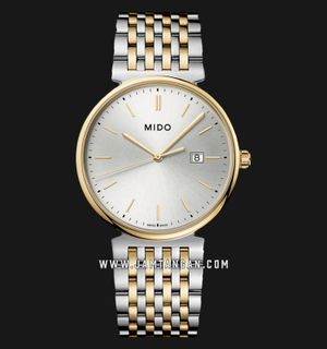 MIDO Dorada M033.410.22.031.00 Men Silver Dial Dual Tone Stainless Steel Strap