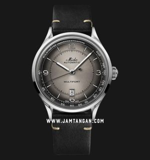 MIDO Multifort M040.407.16.060.00 Patrimony Automatic Anthracite Dial Black Leather Strap