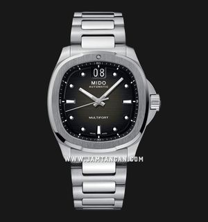 MIDO Multifort TV Big Date M049.526.11.081.00 Grey Gradient Dial Stainless Steel Strap