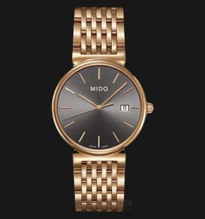 MIDO Dorada M1130.3.13.1 Grey Dial Rose Gold Stainless Steel Strap