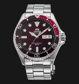 Orient Sport RA-AA0814R Automatic Mako IV Red Dial Stainless Steel Strap