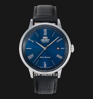 Orient Contemporary RA-AC0J05L Automatic Men Blue Dial Black Leather Strap