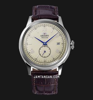 Orient Classic RA-AP0105Y Bambino 38 Small Seconds Automatic Ivory Dial Brown Leather Strap