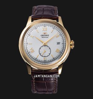 Orient Classic RA-AP0106S Bambino 38 Small Seconds Automatic Silver Dial Brown Leather Strap