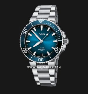 Oris Aquis 01-400-7769-4135-07-8-22-09PEB Date Automatic Blue Dial Stainless Steel Strap