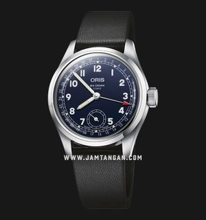 Oris Big Crown 01-403-7776-4065-07-5-19-11 Pointer Date Blue Dial Black Leather Strap