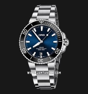 Oris Aquis 01-733-7732-4135-07-8-21-05PEB Blue Dial Stainless Steel Strap