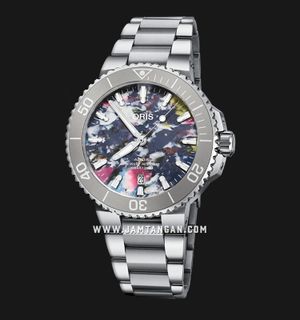Oris Aquis 01-733-7766-4150-SET Date Upcycle Automatic Multi Color Dial Stainless Steel Strap