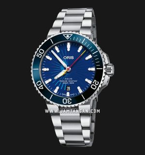 Oris Aquis 01-733-7766-4185-SET Sun Wukong Blue Dial Stainless Steel Strap Limited Edition