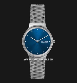 Skagen Freja SKW3028 Ladies Blue Dial Mesh Strap