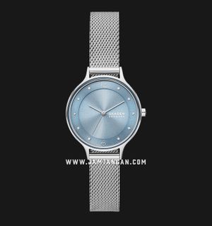 Skagen Anita SKW3065 Ladies Blue Dial Silver Mesh Strap